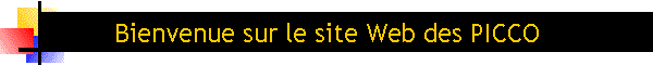 Bienvenue sur le site Web des PICCO